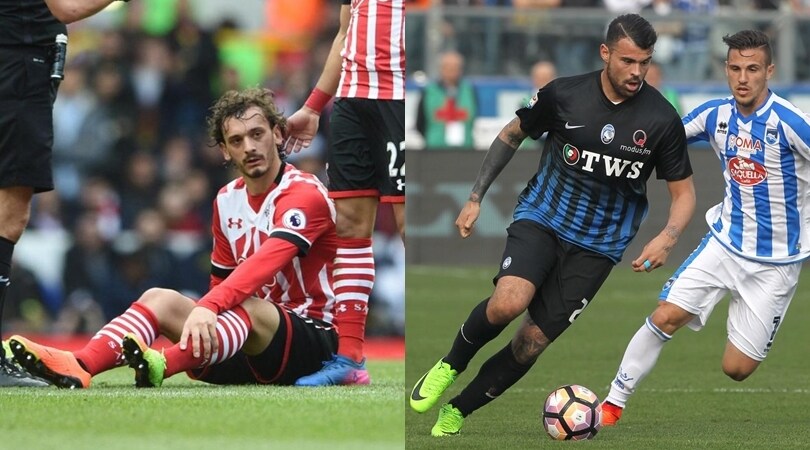 Italia, Gabbiadini ko con il Southampton: Ventura chiama Petagna