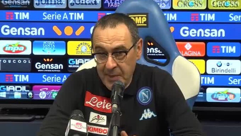Sarri: "Roma? Fuori dall'Europa per colpa del calendario"