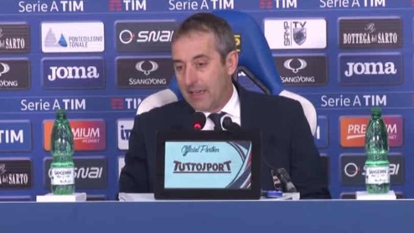 Giampaolo: "La missione era rimanere in partita fino alla fine"