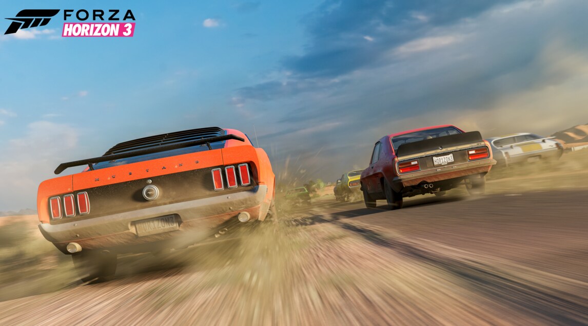 La Ford Mustang in Forza Horizon 3
