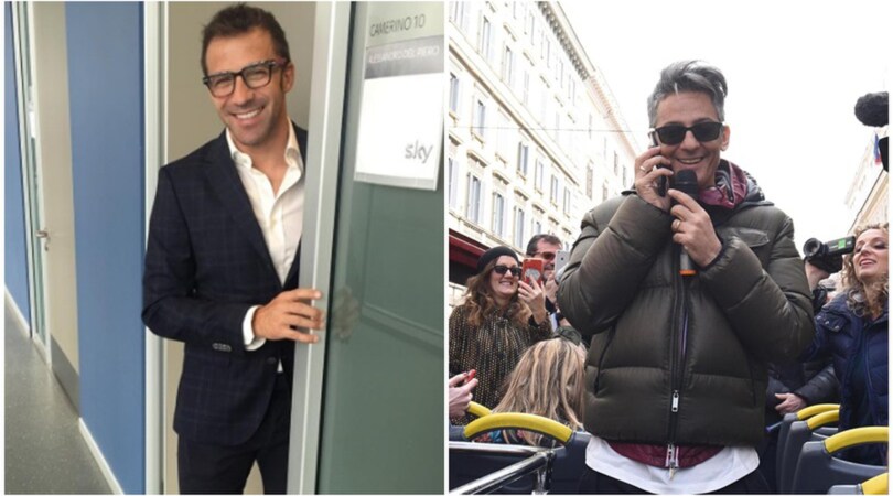 Del Piero saluta Fiorello: «Un telespettatore da premiare»
