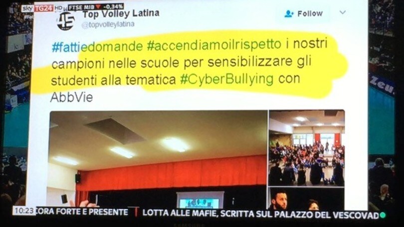 Volley: Superlega, #Accendiamoilrispetto anche su Sky
