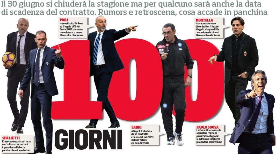 Allenatori, chi resta e chi lascia in serie A