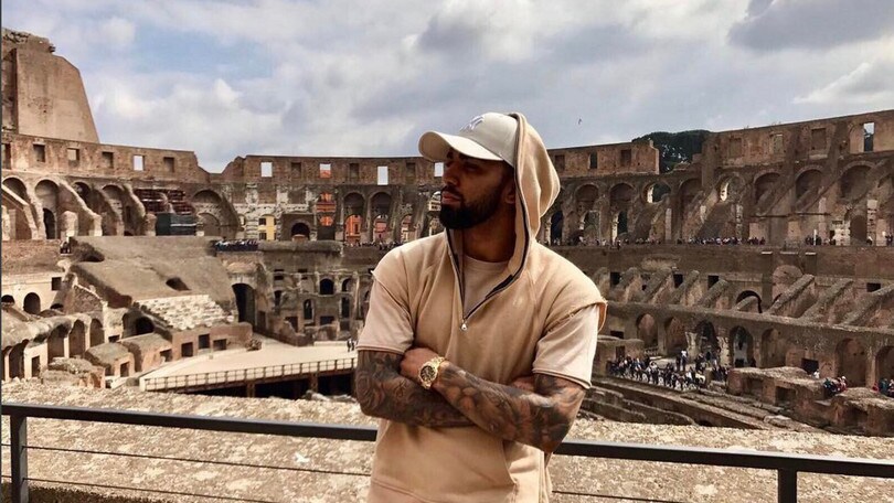 Gabigol turista a Roma