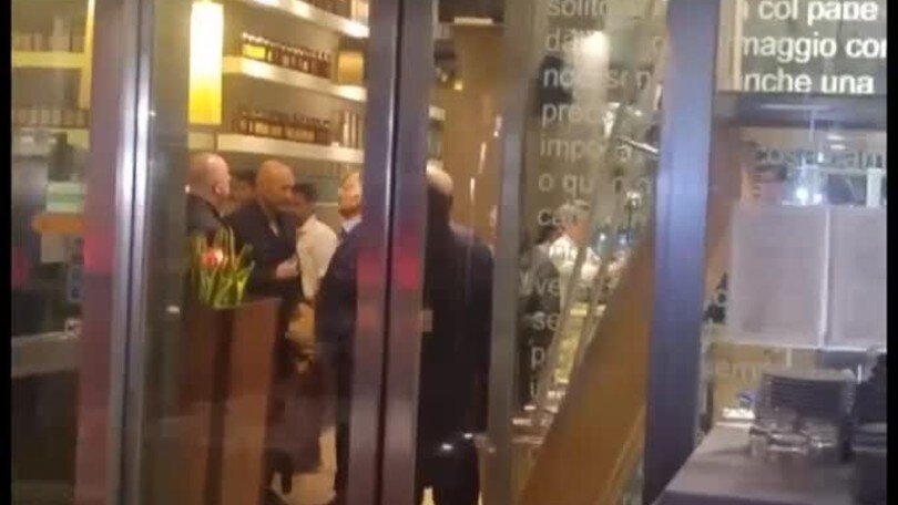 Pallotta-Spalletti: ecco l'abbraccio