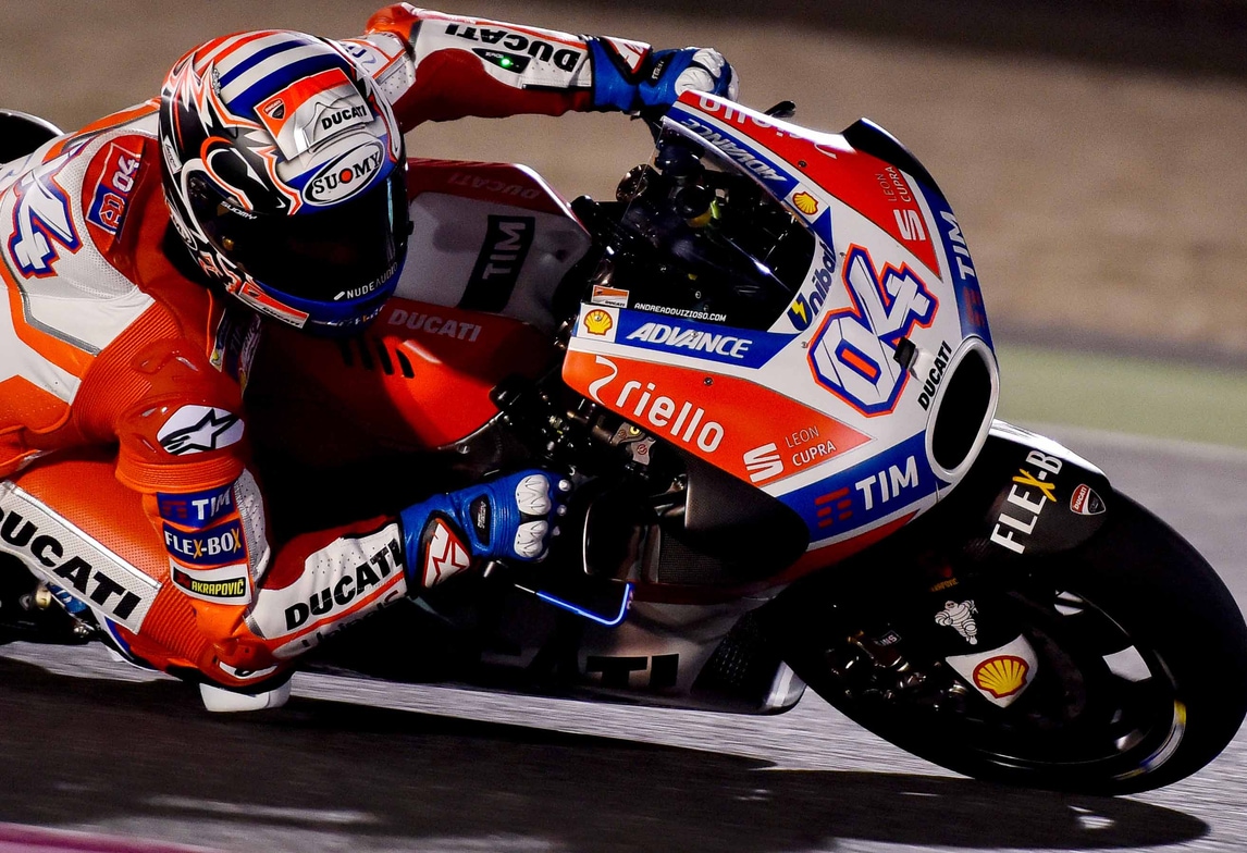 MotoGp Qatar, Dovizioso: «Punto al podio»