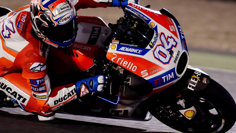 MotoGp Qatar, Dovizioso: «Punto al podio»