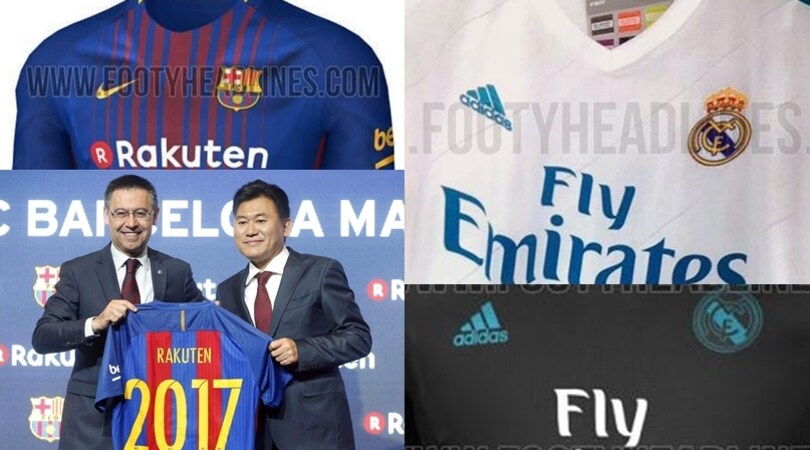 Nuova maglia 2017/2018: è sfida Barcellona-Real Madrid