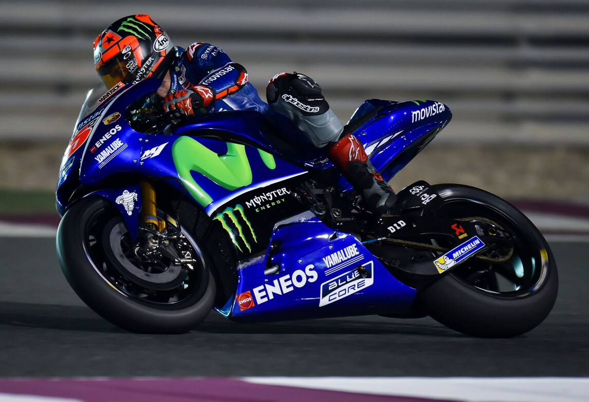 MotoGp Qatar, prime libere: Vinales in testa, Rossi nono
