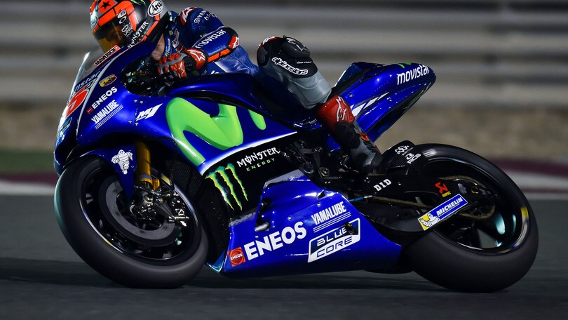 MotoGp Qatar, prime libere: Vinales in testa, Rossi nono