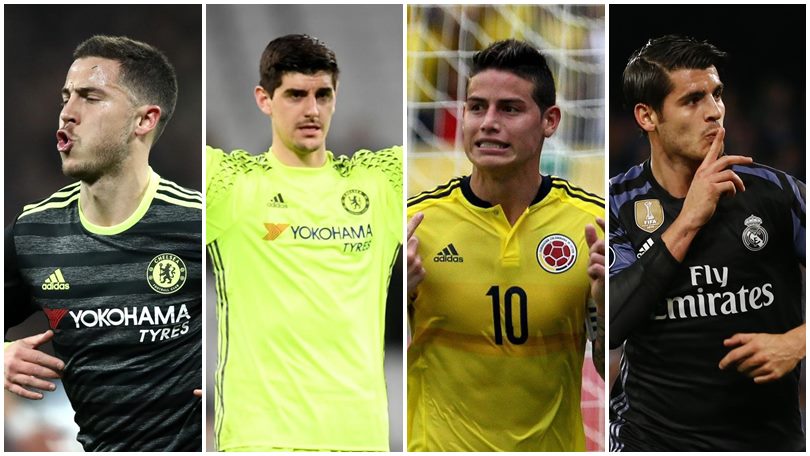 Dall'Inghilterra: «Scambio Hazard-Courtois per James e Morata»