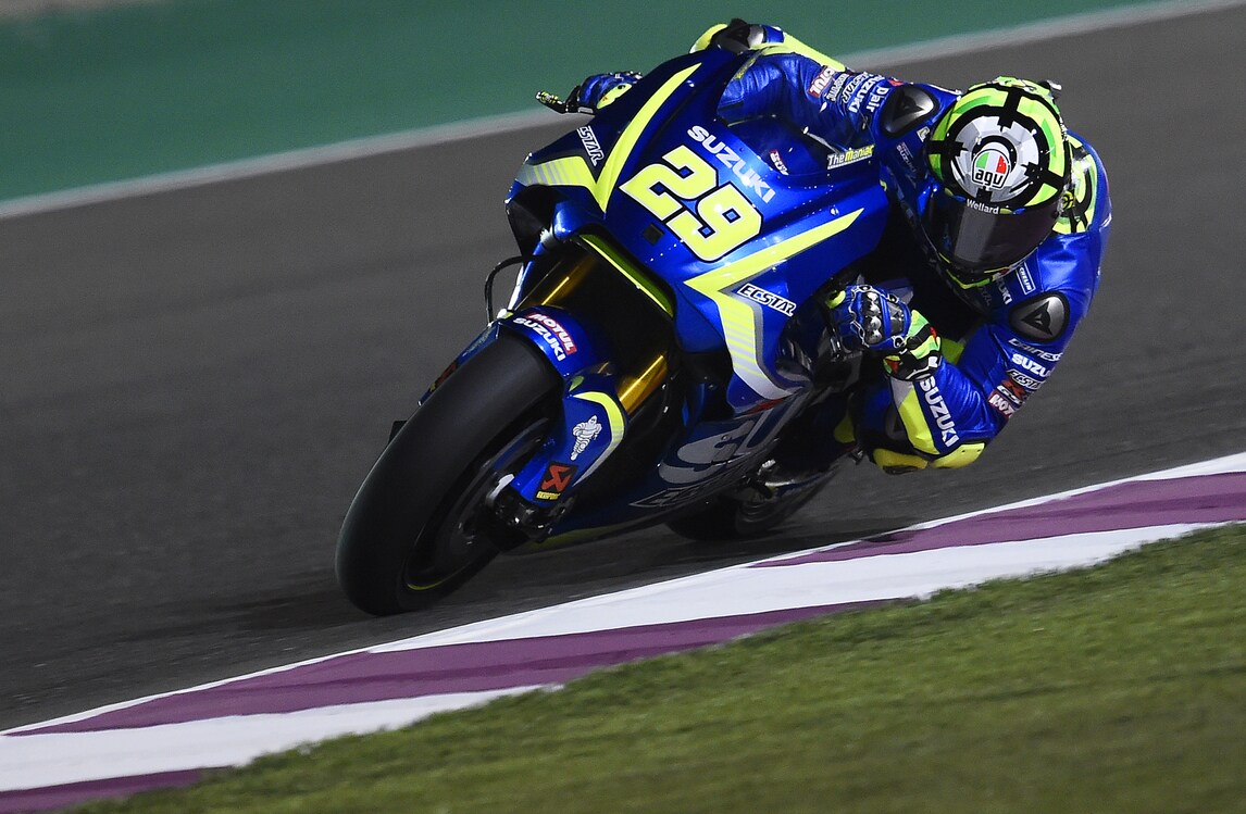 MotoGp Qatar, Iannone: «Contento di essere in prima fila»