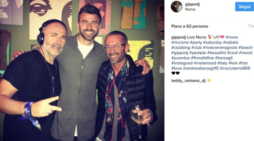 Italia, Barzagli lascia il ritiro: su Instagram spunta la foto in discoteca