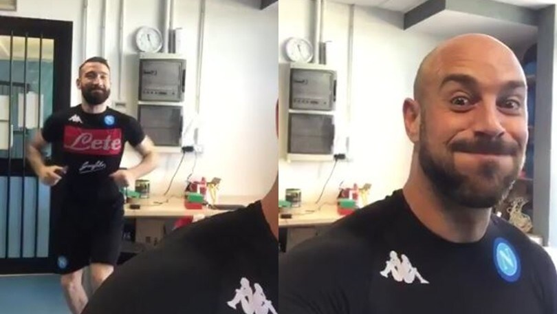 Napoli: Tonelli fa "Il ballo del qua qua", Reina se la ride