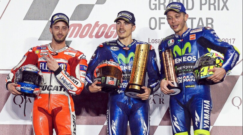 MotoGp Qatar, Rossi: «Non avrei scommesso sul podio»