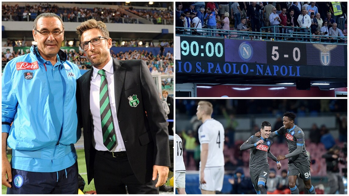 Panchina d'oro a Sarri, i momenti più belli con il Napoli