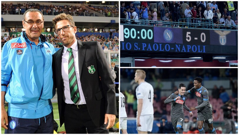 Panchina d'oro a Sarri, i momenti più belli con il Napoli