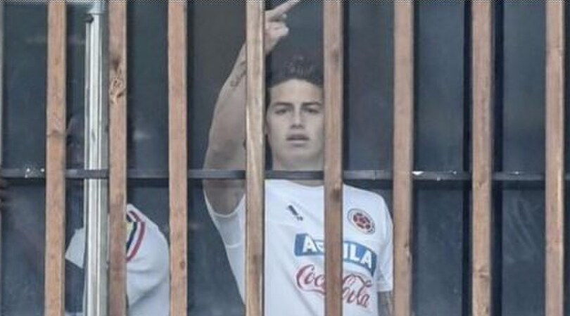 James Rodriguez, dito medio ai giornalisti colombiani