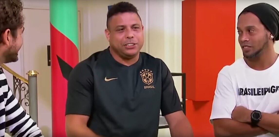 Ronaldo sfida Ronaldinho in tv: «A feste nessuno ci batte»