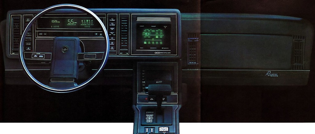 Il primo touchscreen per auto? E’ del 1986