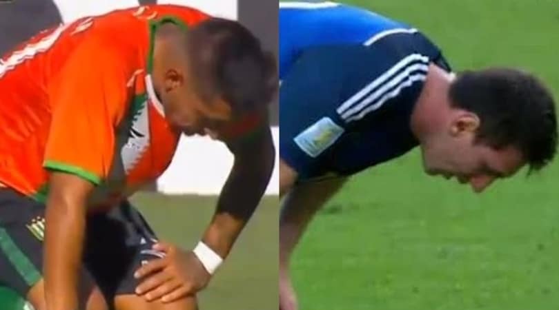 Argentina, Sarmiento vomita in campo: «Imitavo Messi...»