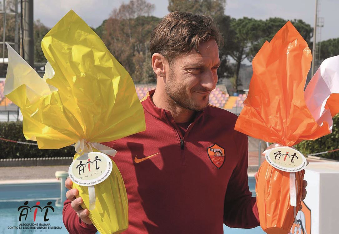 Uova di Pasqua AIL: Francesco Totti testimonial d'eccezione
