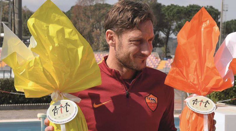 Uova di Pasqua AIL: Francesco Totti testimonial d'eccezione