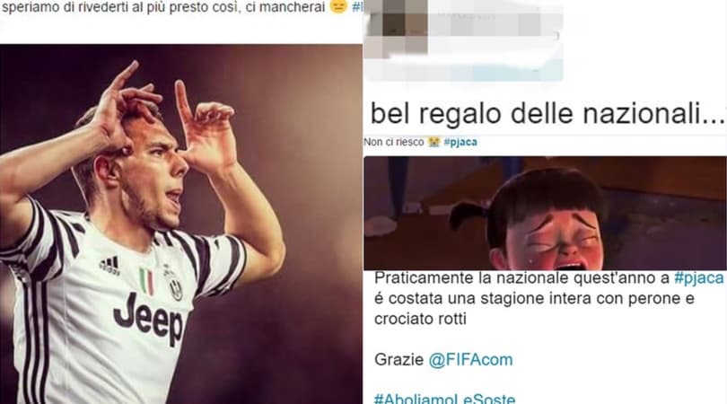 Infortunio Pjaca, stagione finita: rabbia social dei tifosi Juventus