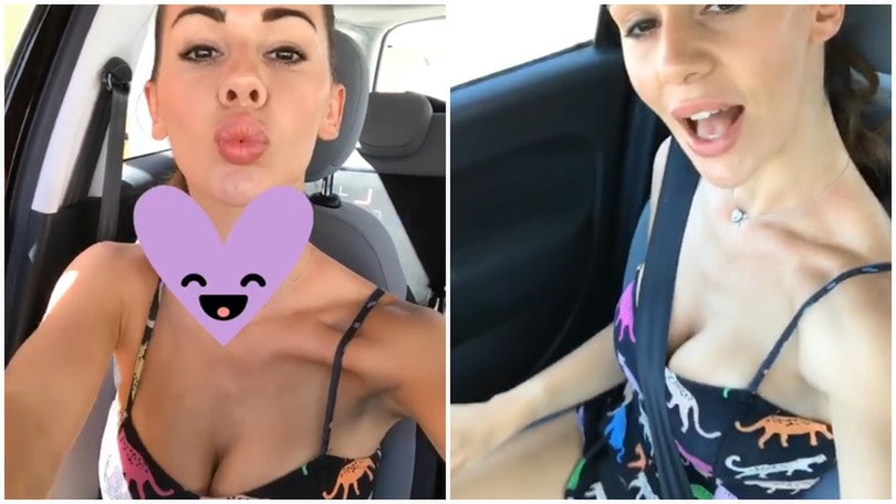 Lady Dzemaili è sexy anche al volante