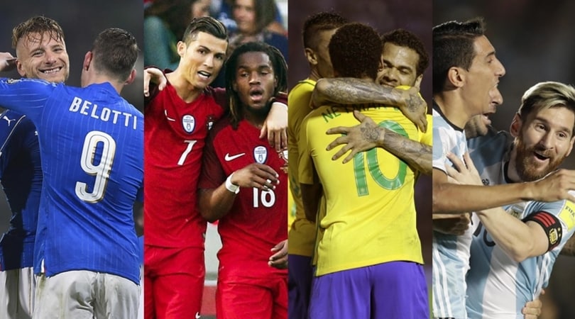 Nuovo ranking Fifa 2017, top 20: Italia su di tre posizioni