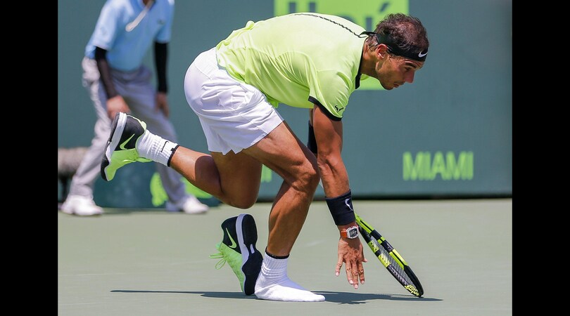 Miami Open, Nadal va in finale ma perde una scarpa