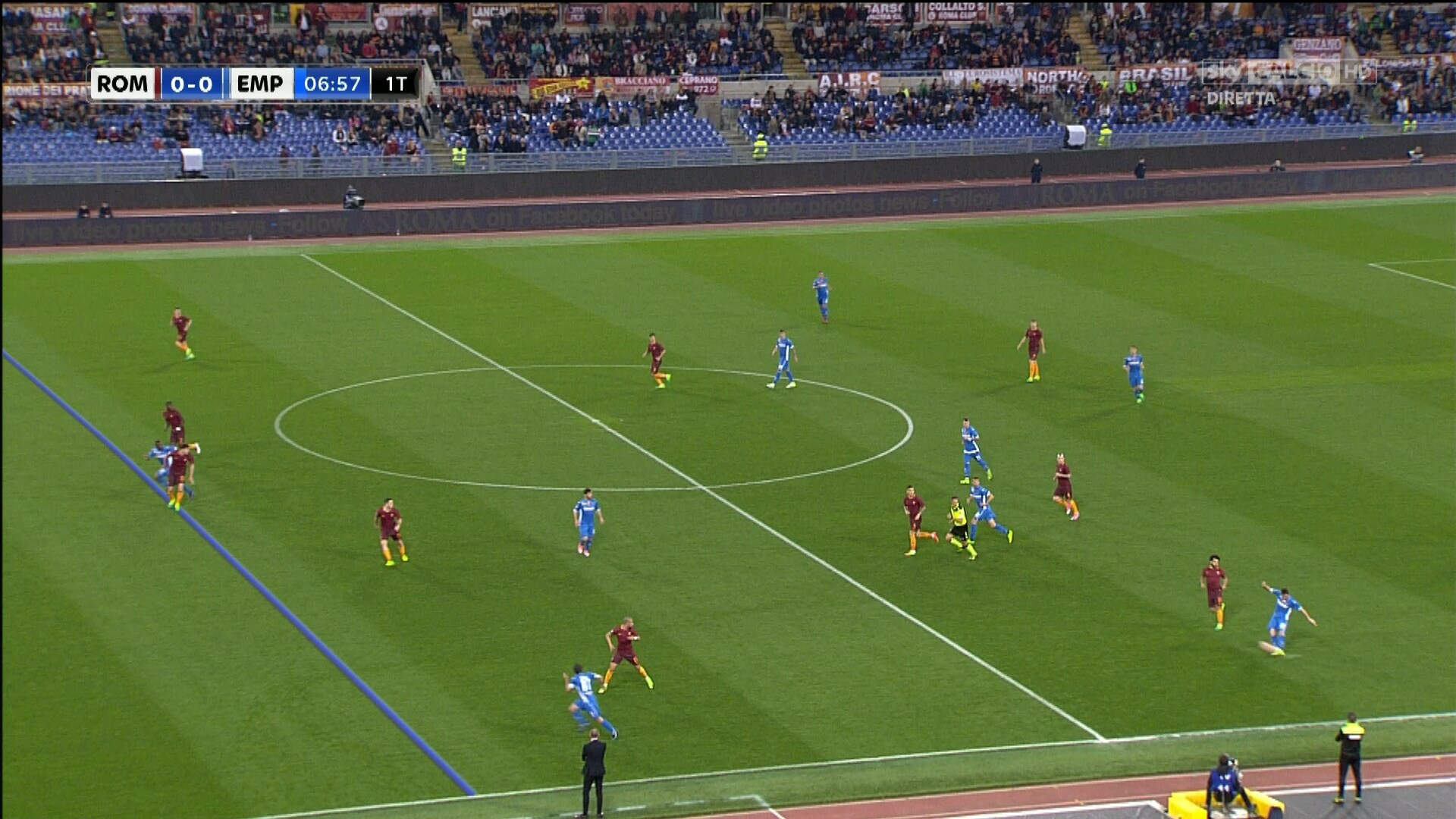 Moviola Roma-Empoli, Thiam non era in fuorigioco
