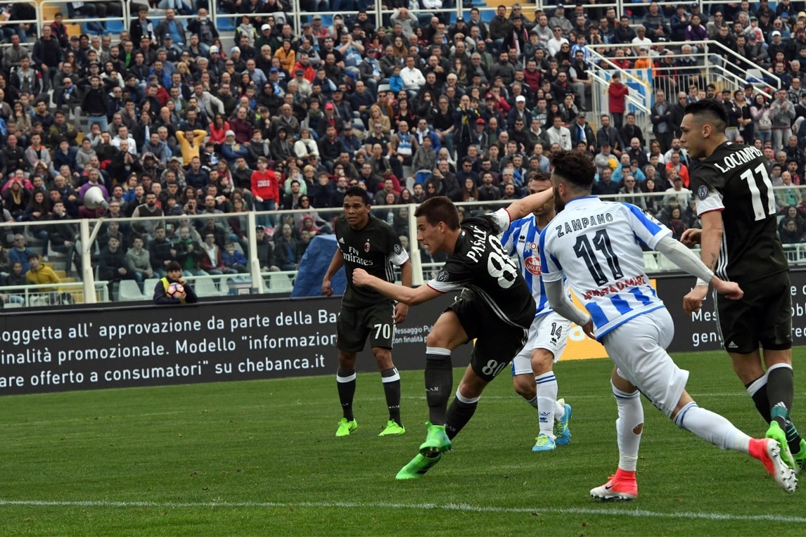 Serie A, il Pescara e Donnarumma frenano il Milan: 1-1. Ok Atalanta, Fiorentina e Crotone