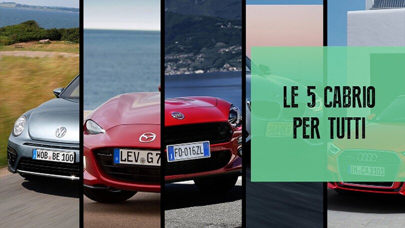 Le 5 cabriolet per tutti