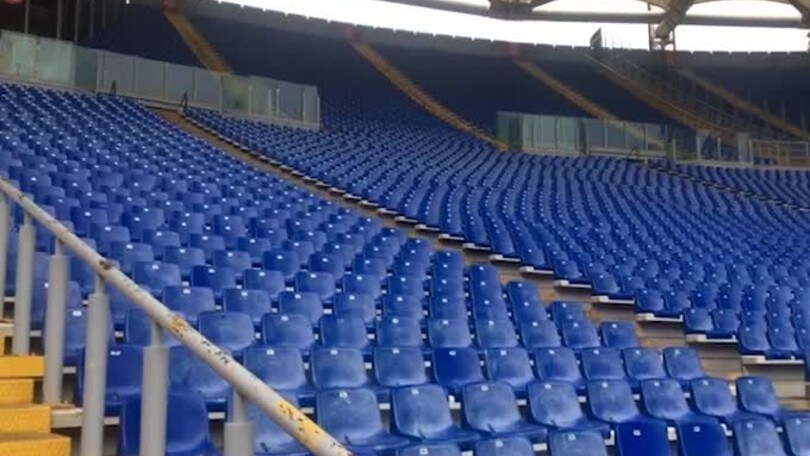 Curva Sud, rimossa la barriera in curva allo Stadio Olimpico