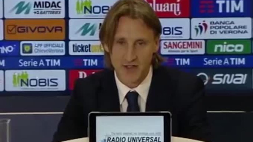 Nicola: "Chievo nostro portafortuna quest'anno"