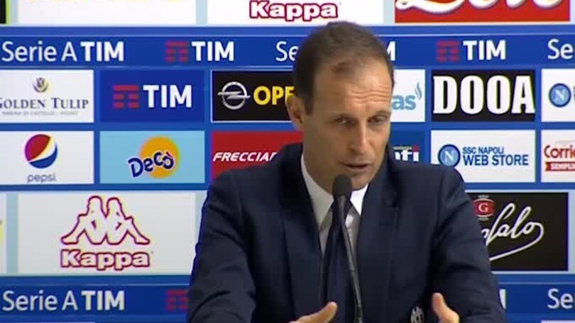 Allegri: "Non è vergognoso fare questo tipo di gara"