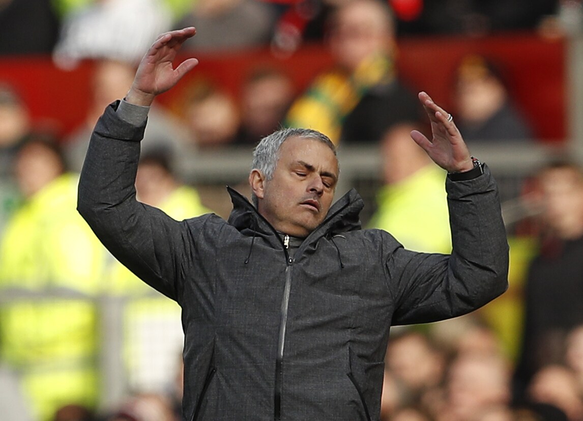 Mourinho, all'Old Trafford è un campionato distrastroso