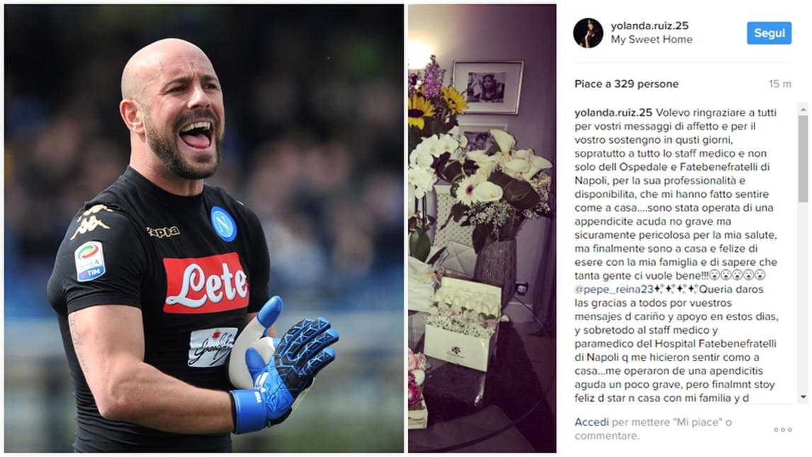 Napoli, lady Reina operata d'urgenza d'appendicite