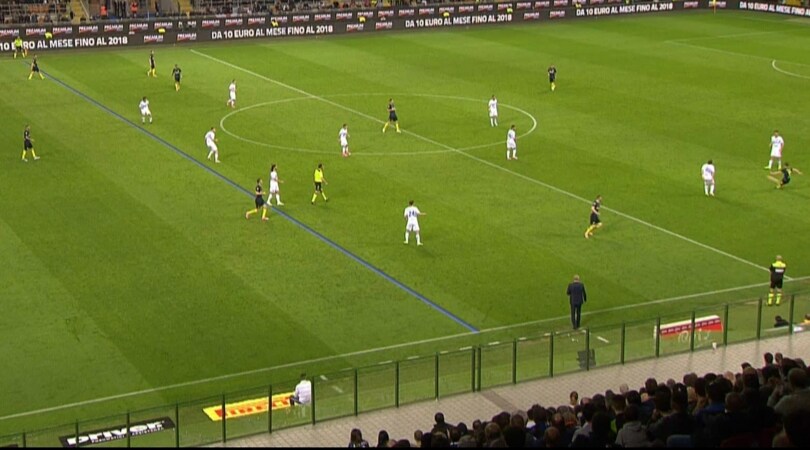 Inter-Sampdoria: Candreva in fuorigioco sul gol di D'Ambrosio