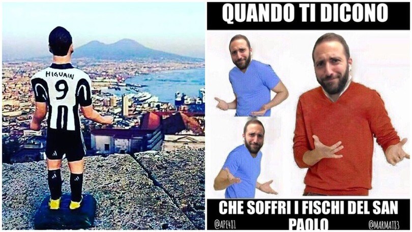 Il Napoli vince ma la Juve è in finale con Higuain. Social spietati