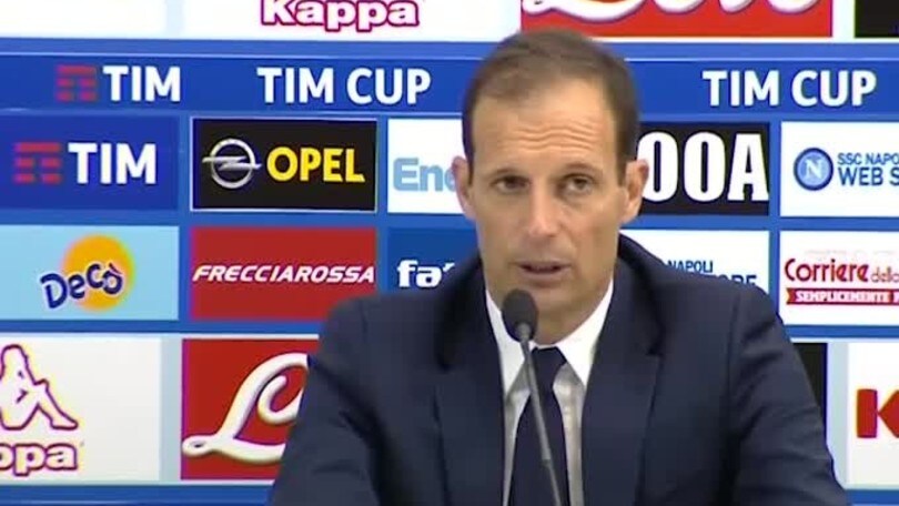 Allegri: "Dispiace la scorta al pullman"
