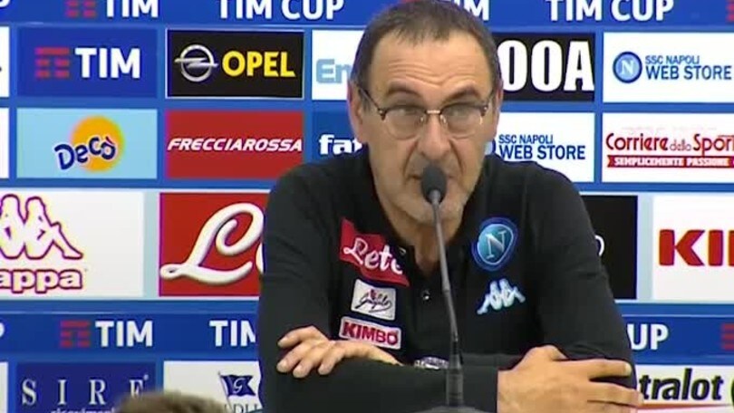 Sarri: "Il Napoli sta crescendo"