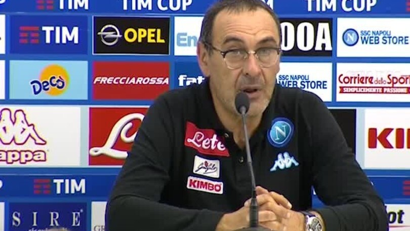 Sarri: "Sfortunati all'andata"