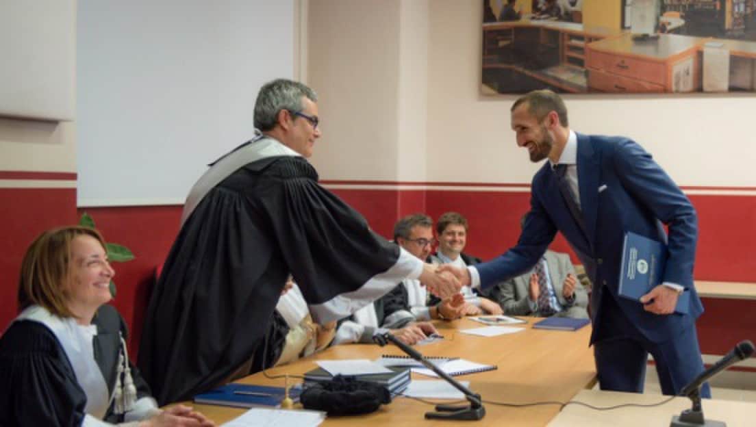 Chiellini 110 e lode: una nuova laurea in Business Administration