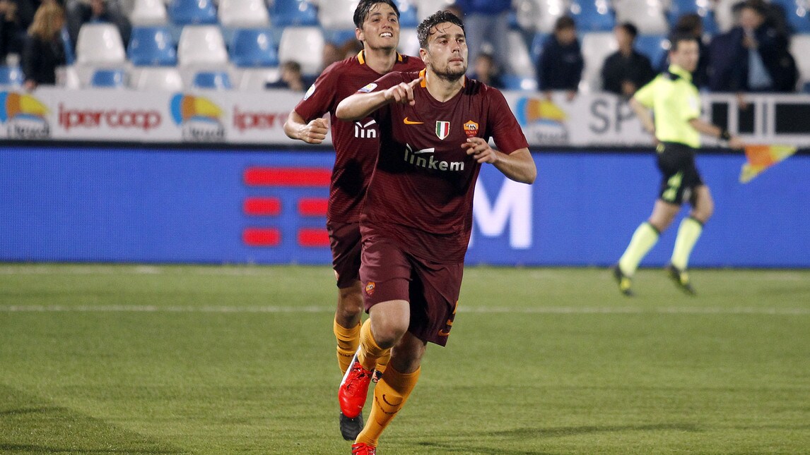 Le immagini più belle della finale d'andata della Primavera Tim Cup allo stadio Comunale di Chiavari: la squadra di casa risponde al 95' al rigore messo a segno da Marchizza e scoppia la festa