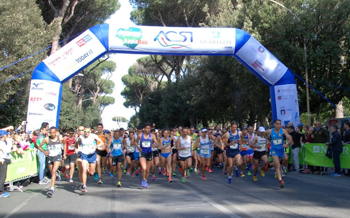 Roma Appia Run, tutto esaurito per la 13 km