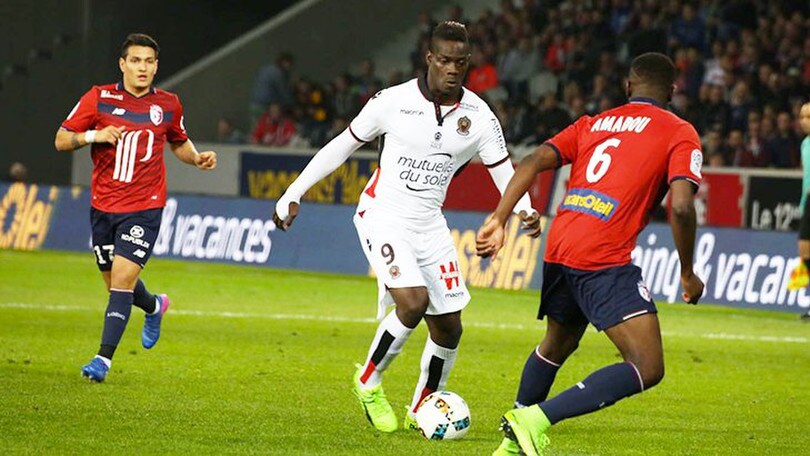 Ligue 1, Lilla-Nizza 1-2: Balotelli show, doppietta e tre punti