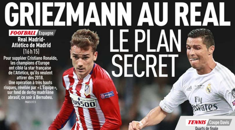 Calciomercato: «Griezmann al Real Madrid, il piano segreto»