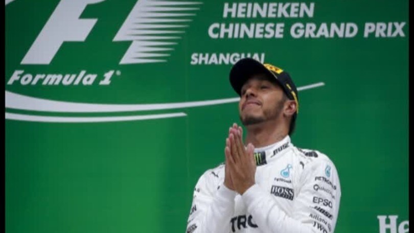F1, Cina: Hamilton pareggia i conti con Vettel